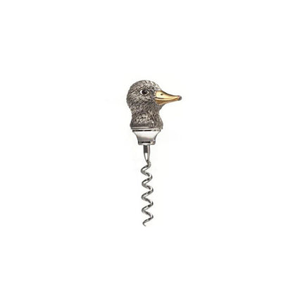 Duck Head Corkscrew in Sterling Silver