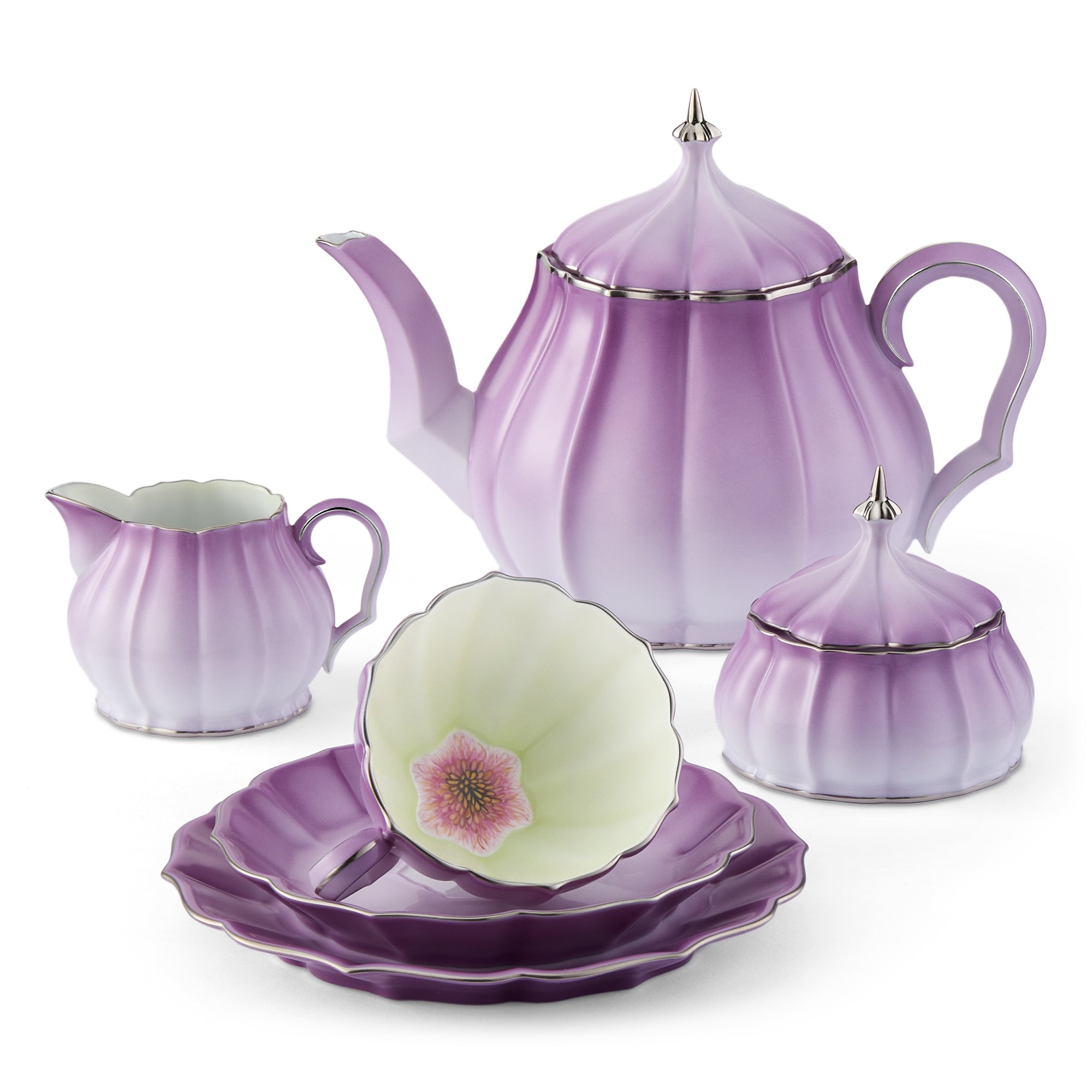 Fig磁器製ティーセット（6人用）| アスプレイ・ロンドン – Asprey London