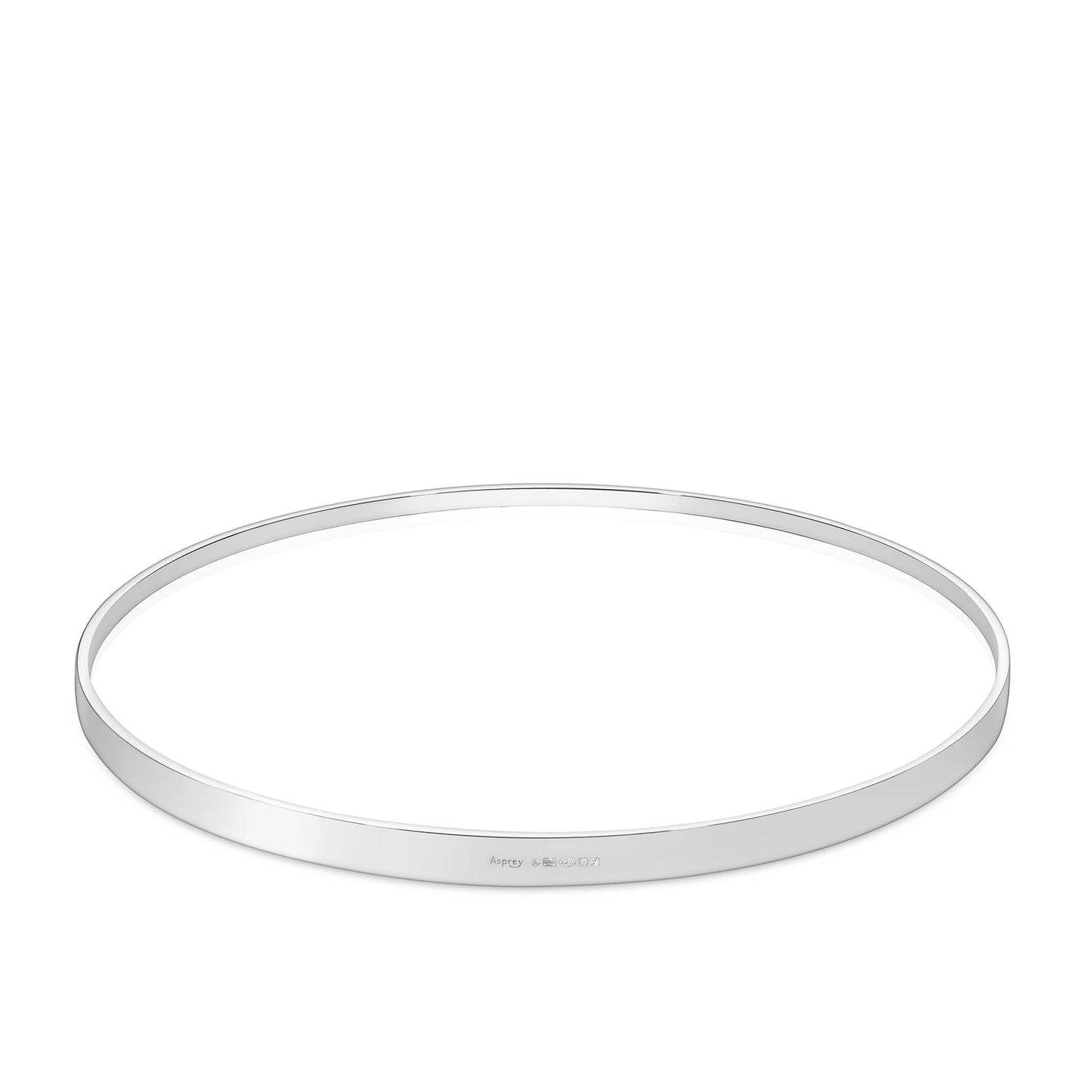 Round Tray in Sterling Silver and Formica®