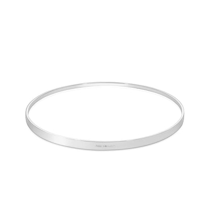Round Tray in Sterling Silver and Formica®
