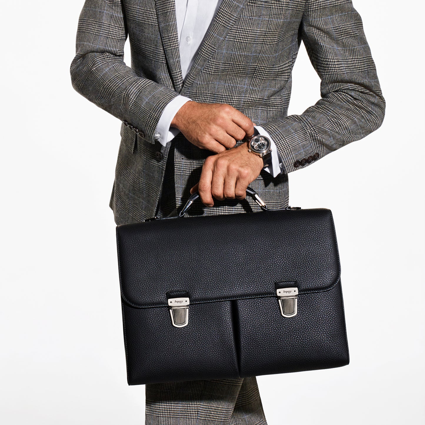 GMT Briefcase in Soft Grain Leather