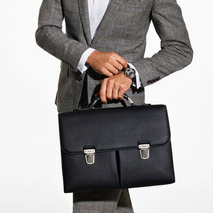 GMT Briefcase in Soft Grain Leather