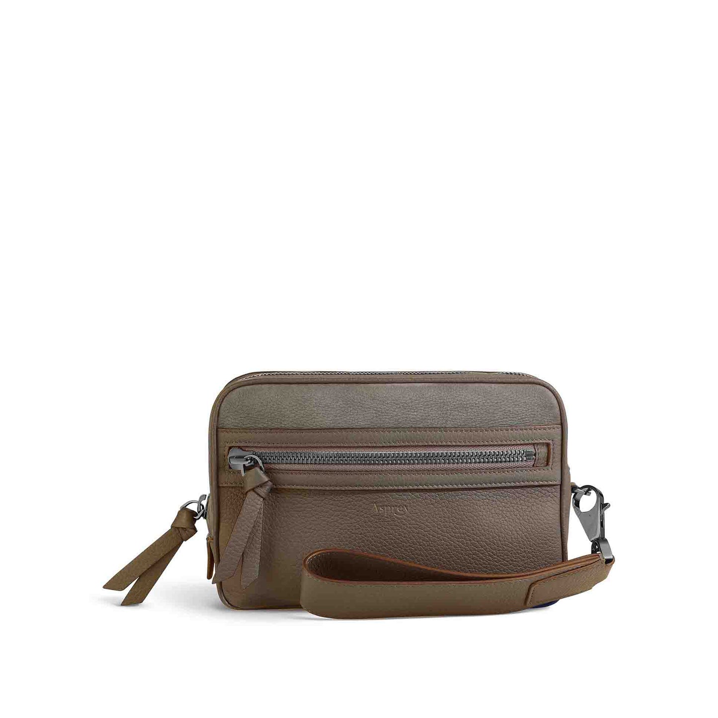 GMT Small Messenger Bag in Soft Grain Leather & Nubuck