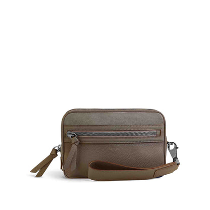 GMT Small Messenger Bag in Soft Grain Leather & Nubuck