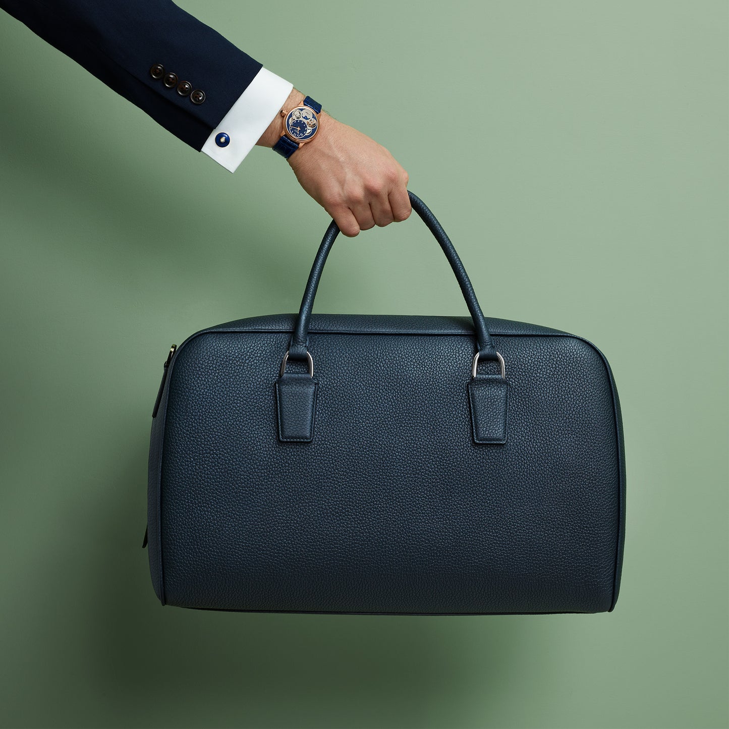 GMT Duffel Bag in Soft Grain Leather