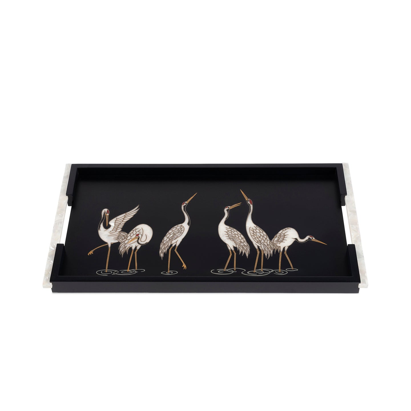 Grazing Cranes Tray