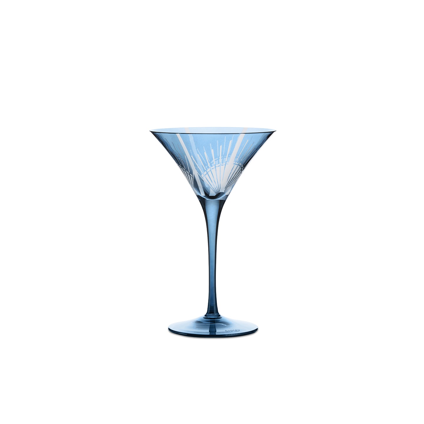 The Hamptons Crystal Martini Glass