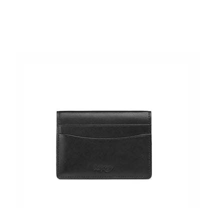 Hanover Flat Card Holder in Saddle Leather