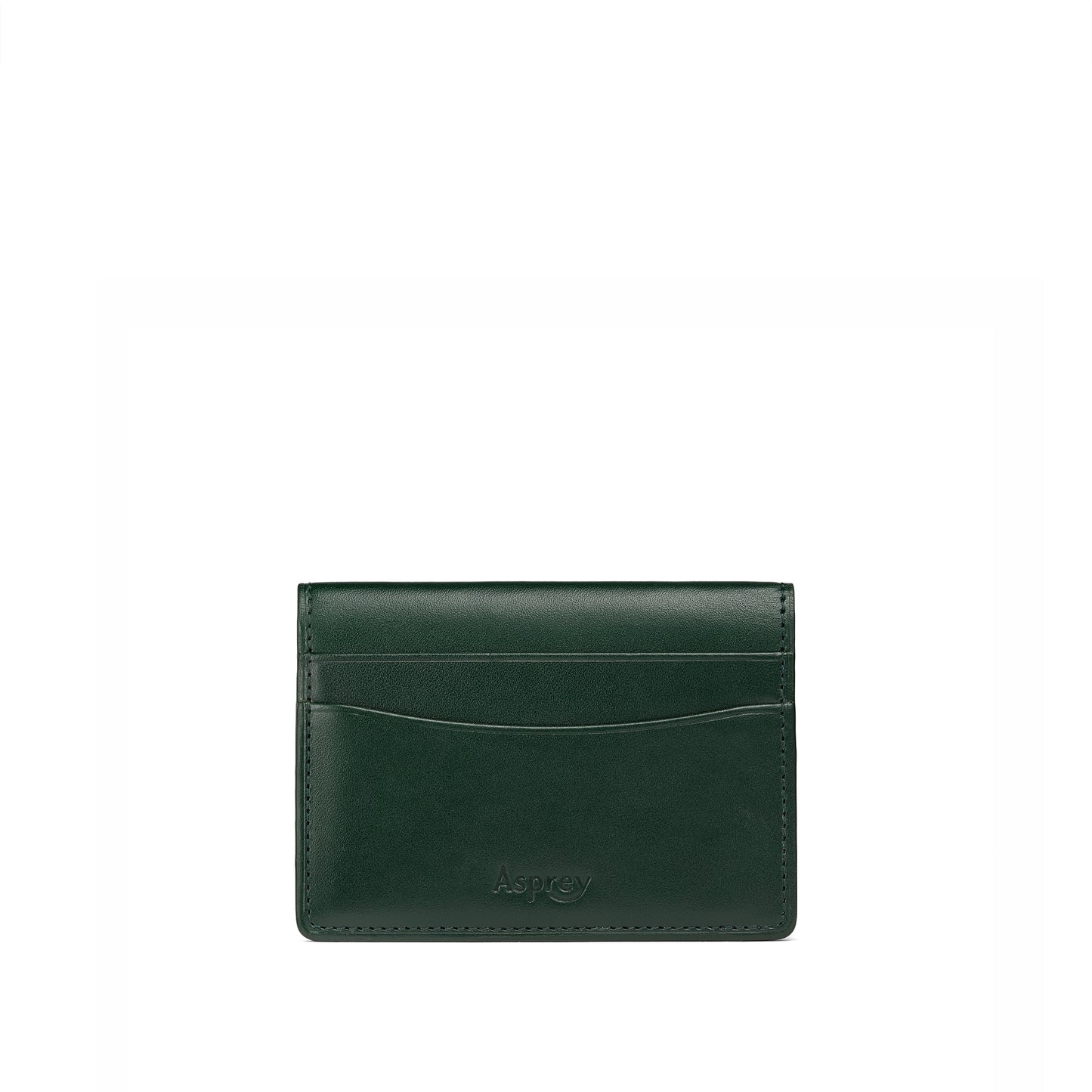 Hanover Flat Card Holder in Saddle Leather