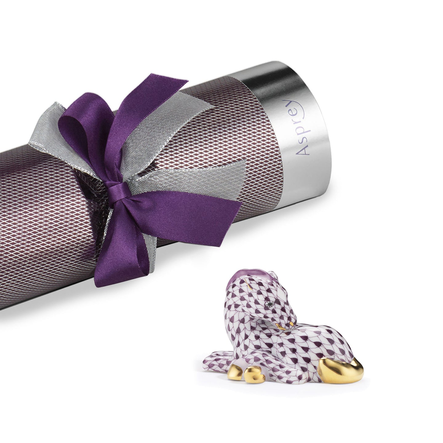 Christmas Cracker with Porcelain Horse Figurine