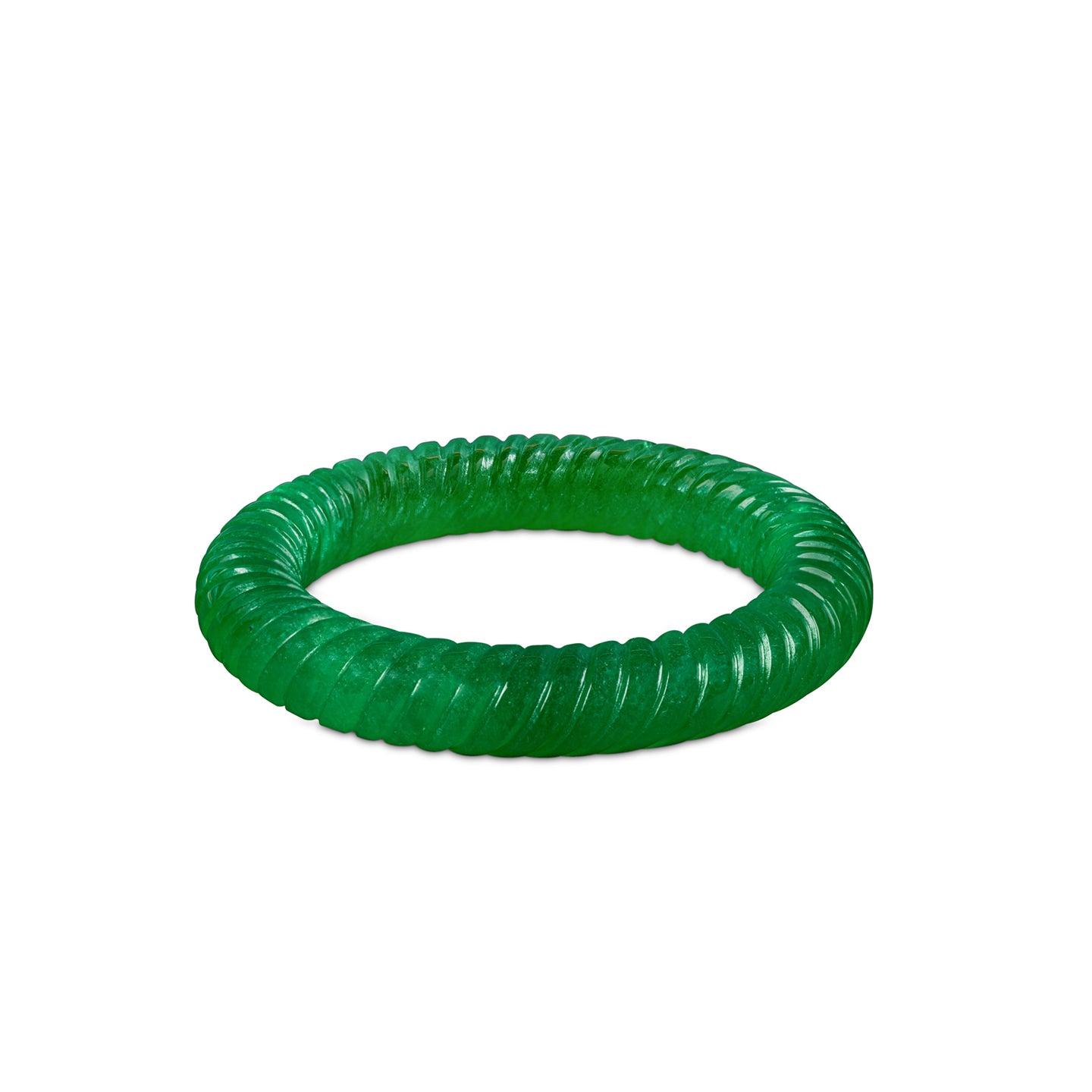 Imperial Jadeite Spiral Bangle