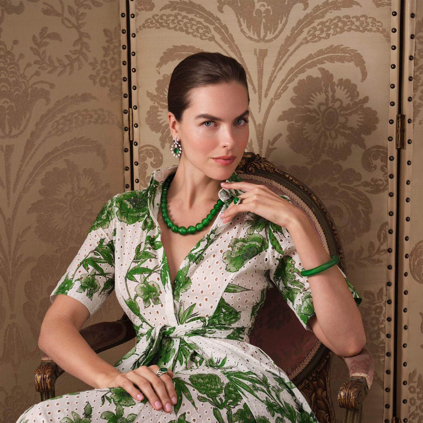 インペリアルジェダイトブレッシングバングル