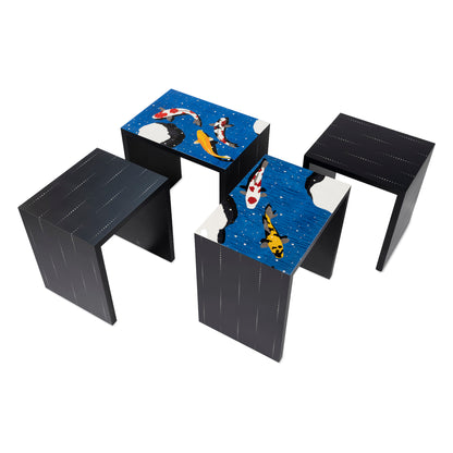 Koi Pond & Rain Nesting Tables