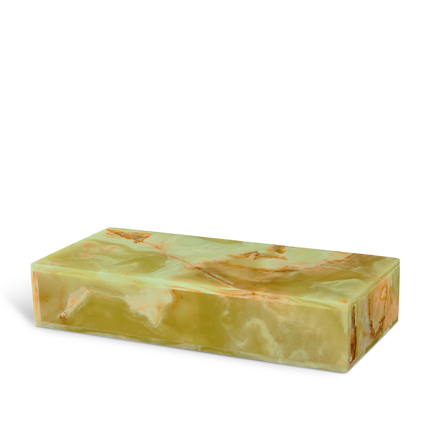 Large Onyx Semi-Precious Stone Box