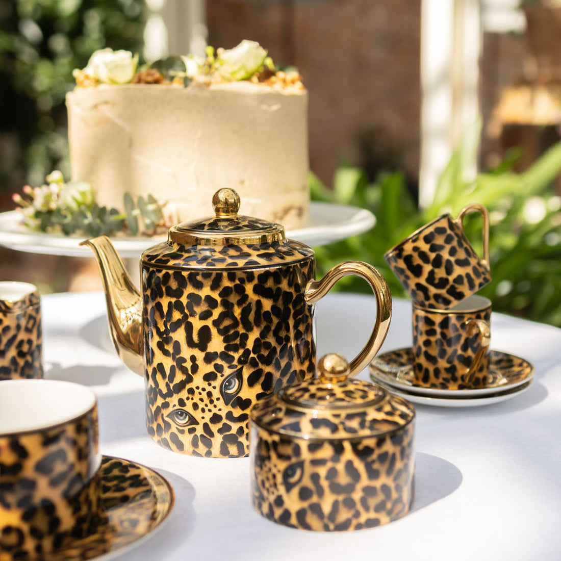 Leopard Tea & Coffee Set – Asprey London