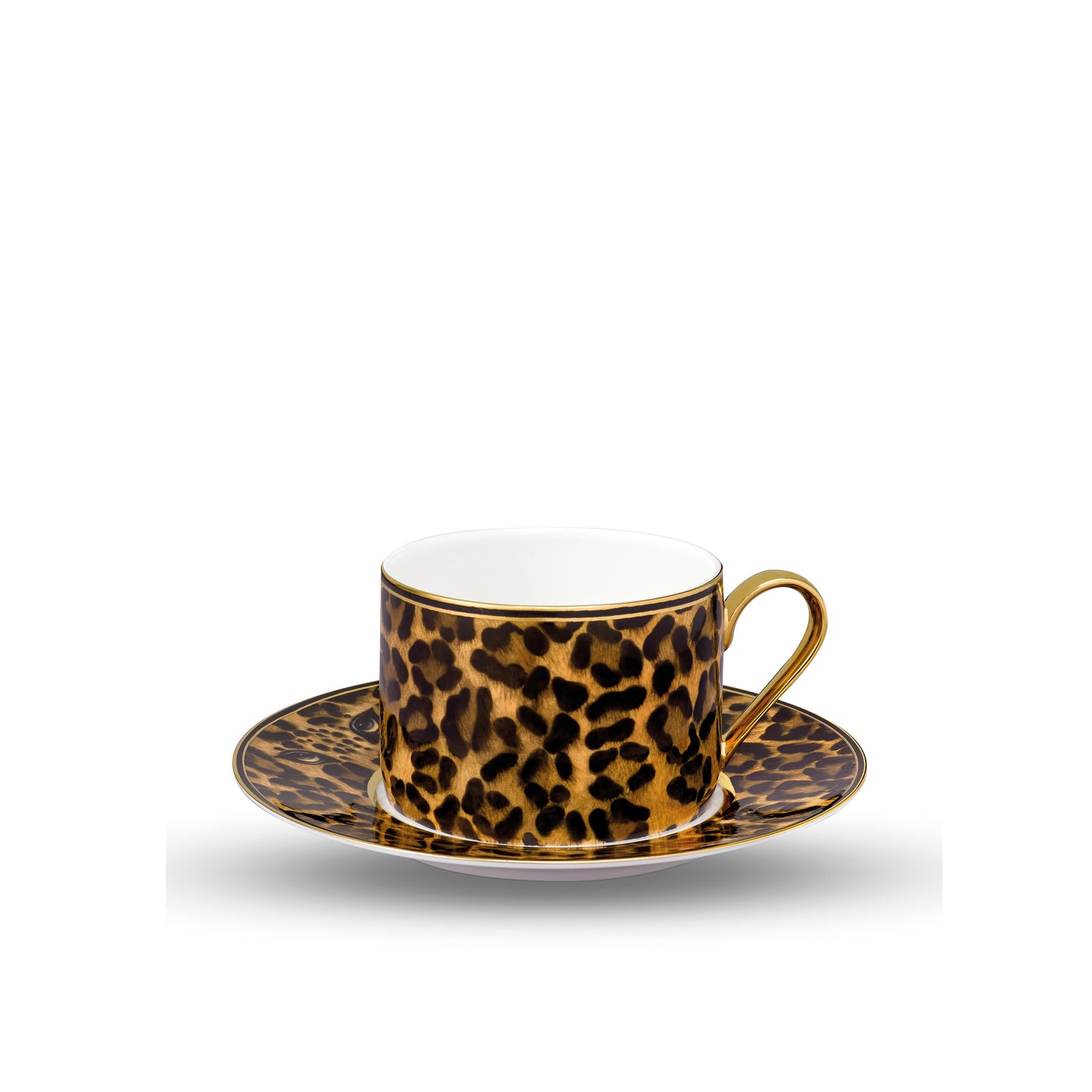 Leopard Tea Cup and Saucer
