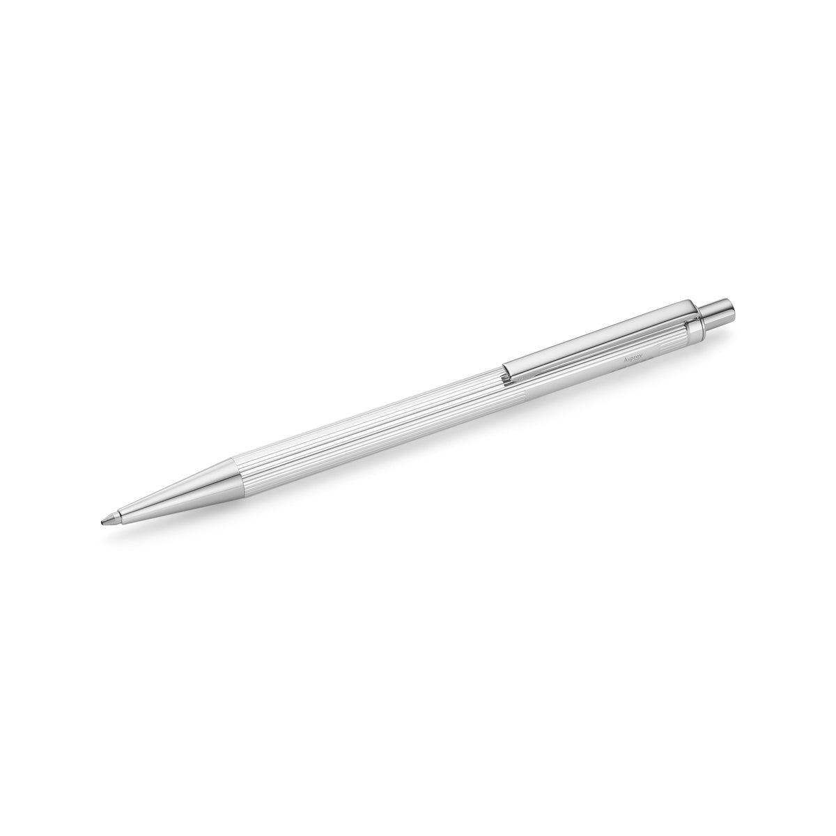 Christmas Cracker with Linear Ballpoint Pen in Sterling Silver
