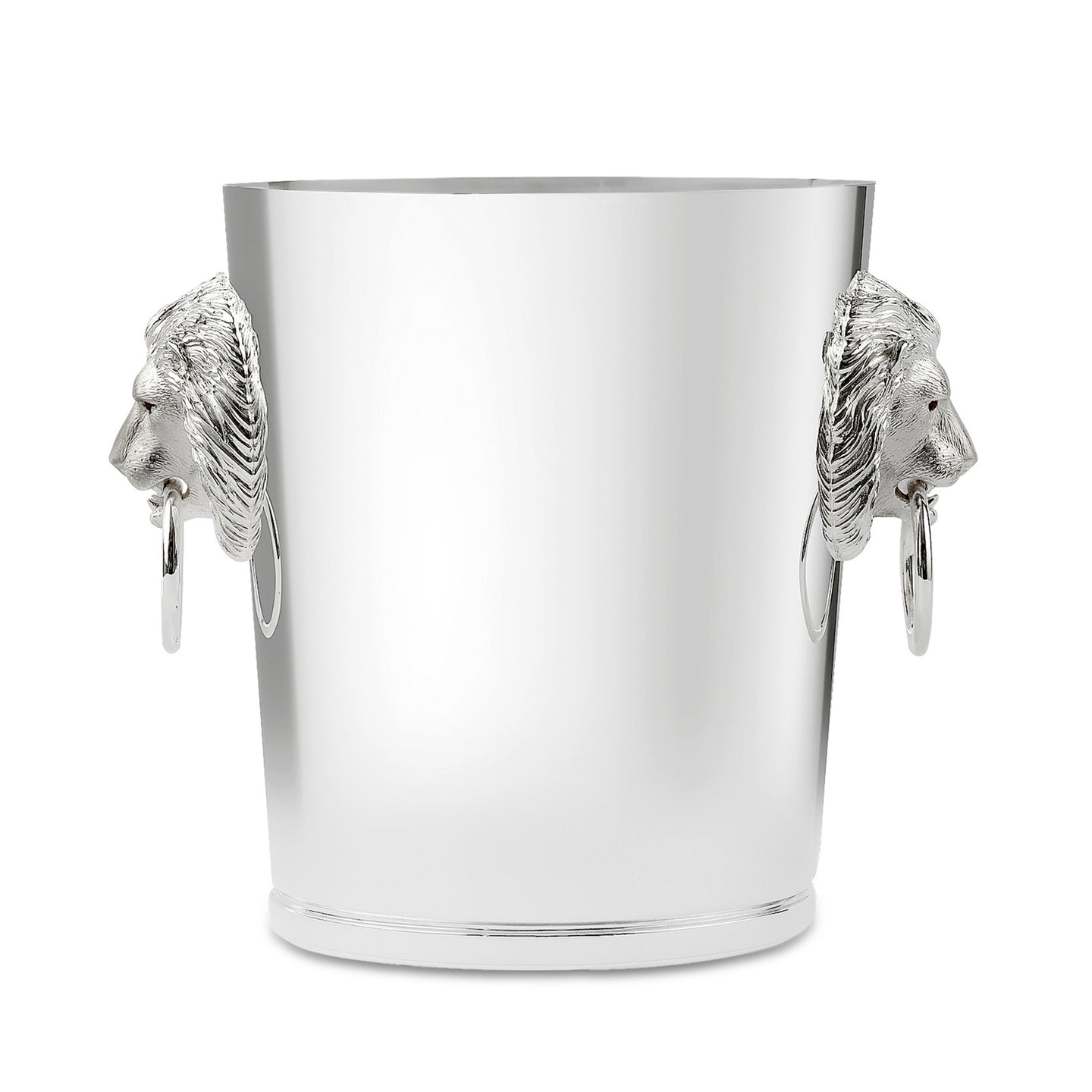 Lion Champagne Cooler in Sterling Silver