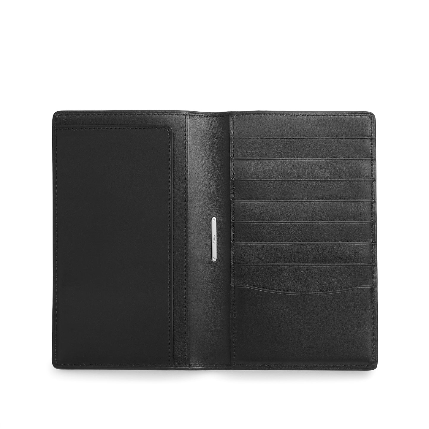 8CC Long Wallet in Crosshatch Leather