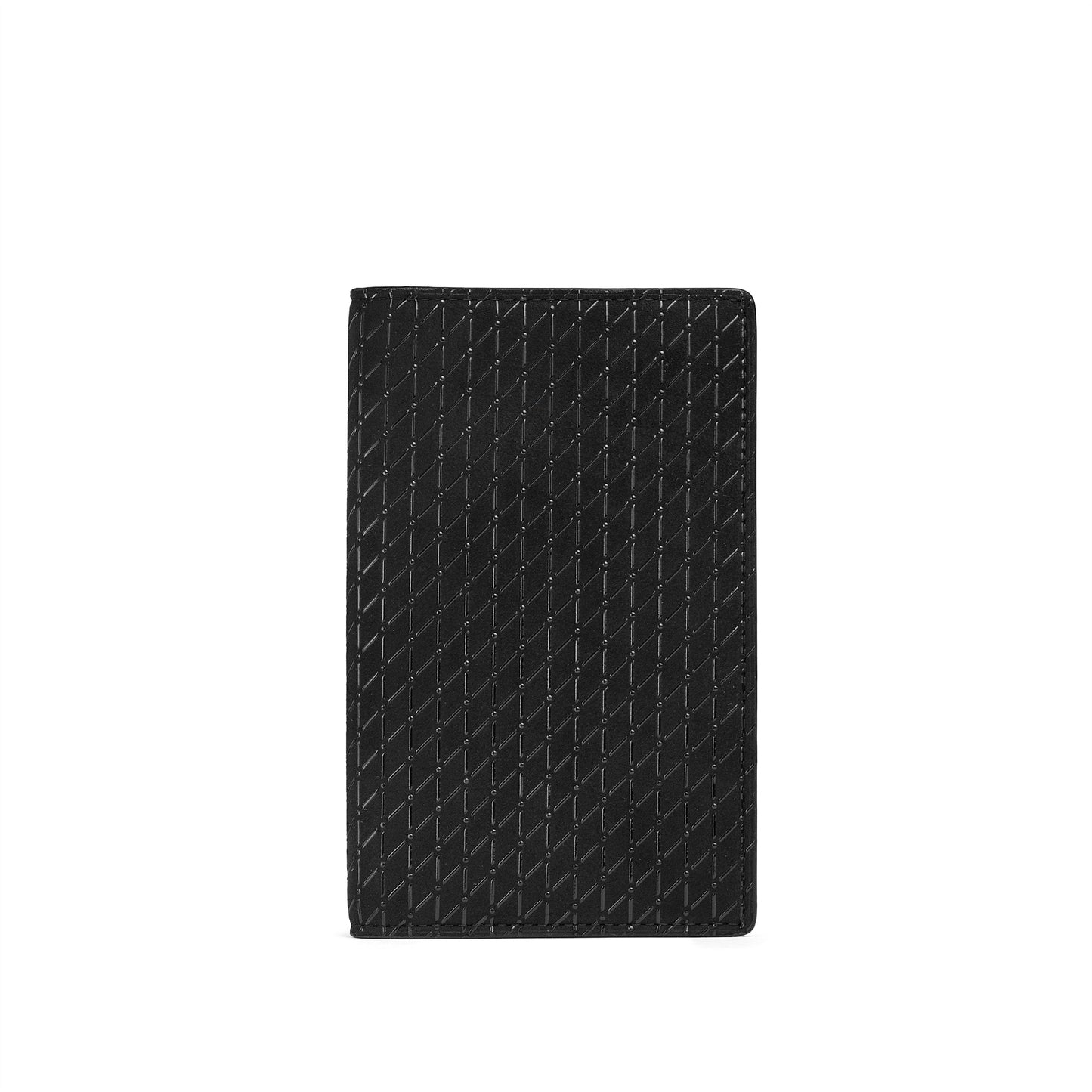 8CC Long Wallet in Crosshatch Leather