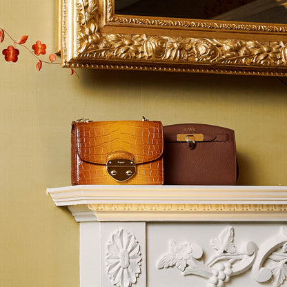 Morgan Small Handbag in Crocodile