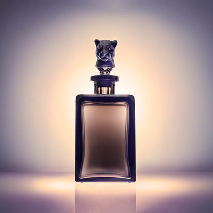 Panther Head Decanter