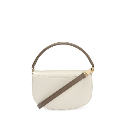 Polo Top Handle Handbag in Pebble Grain Leather