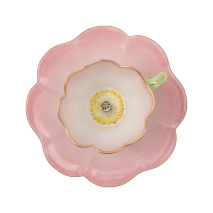 Poppy Porcelain Tea/Coffee Set for 6