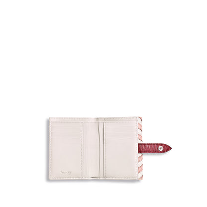 Regent French Purse in Soft Grain Leather and Lizard