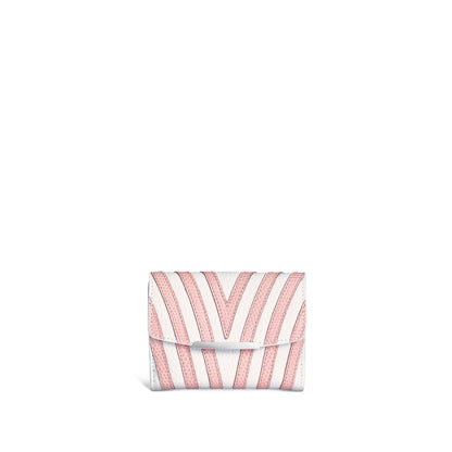 Regent French Purse in Soft Grain Leather and Lizard