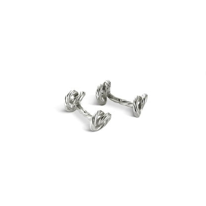 Rope Knot Cufflinks in 18ct Gold