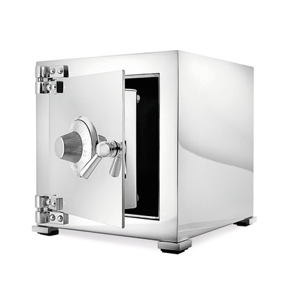 Money Bank Combination Safe in Sterling Silver, Small