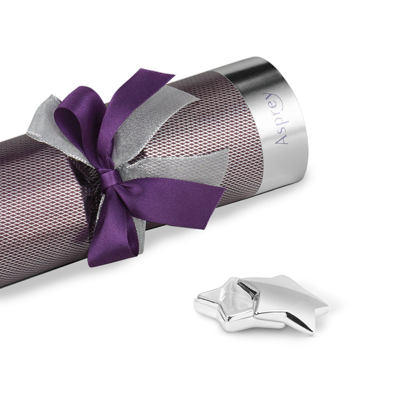 Christmas Cracker with Sterling Silver Star Pill Box