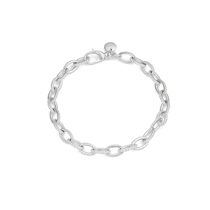 Woodland Charm Bracelet in 18ct White Gold with Diamonds