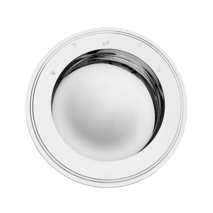 スターリングシルバーの施し皿、特大