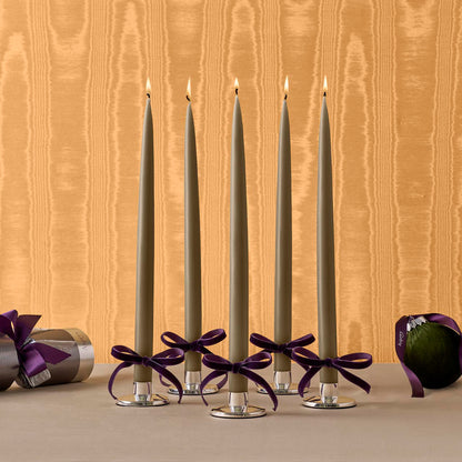 Pair of Short Classic Candlesticks in Sterling Silver