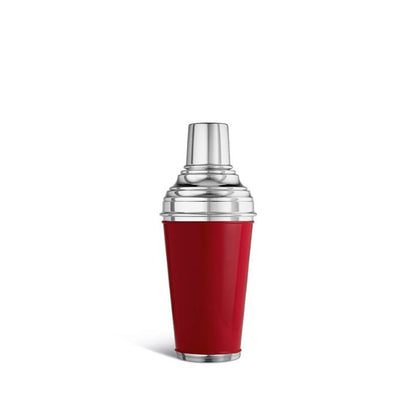 Enamelled Sterling Silver Cocktail Shaker