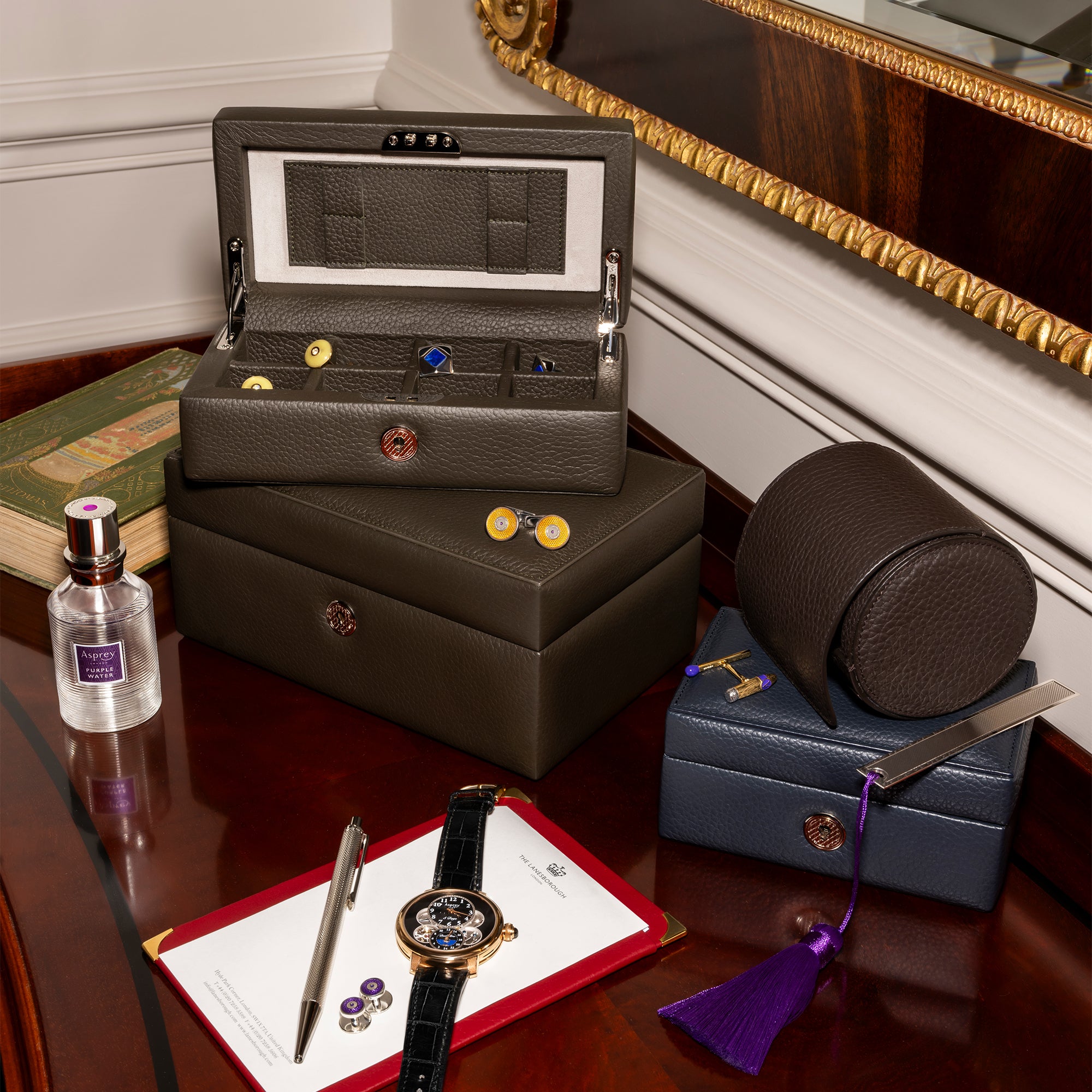 カフスボタンボックス | Asprey London 1781年創業