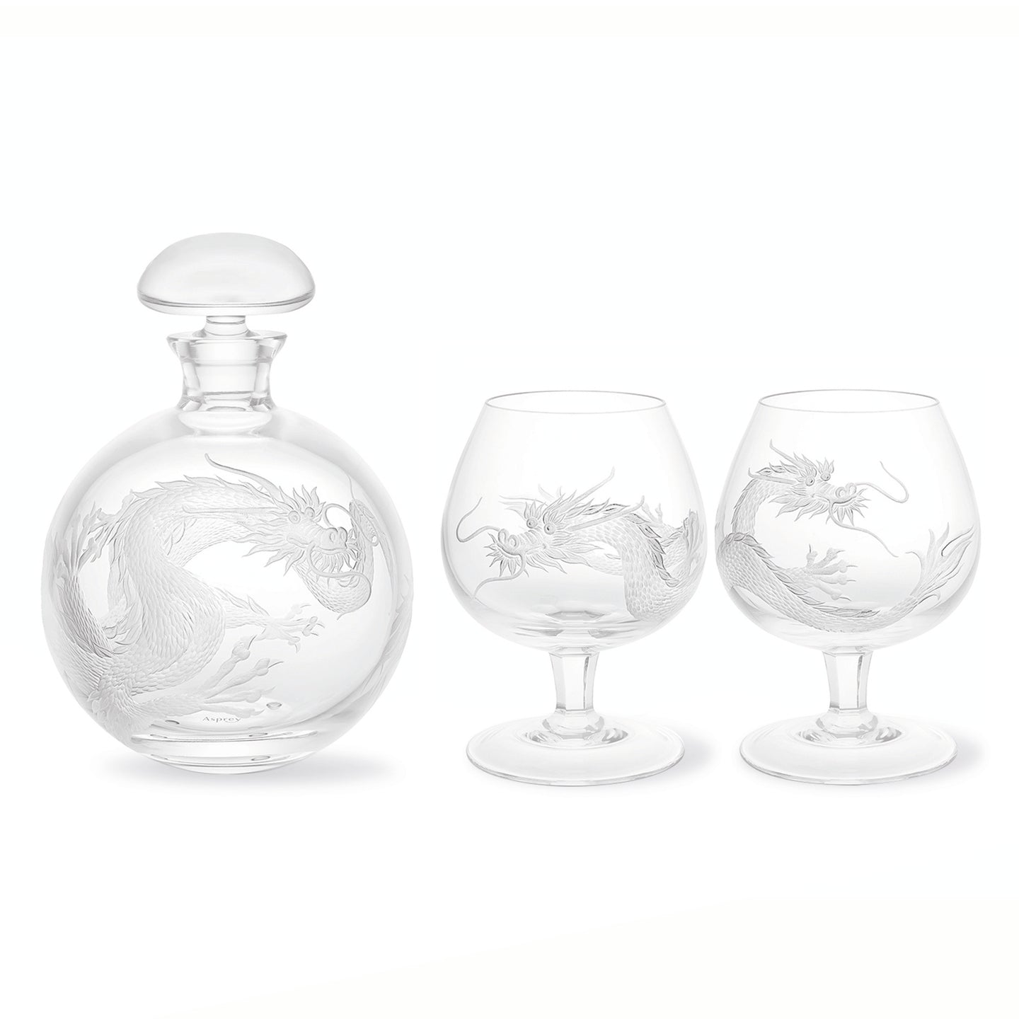 Dragon Brandy Decanter Set
