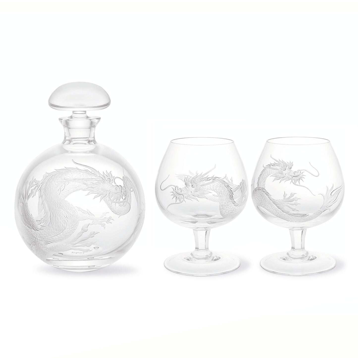 Dragon Brandy Decanter Set