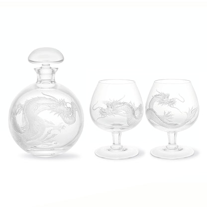 Dragon Brandy Decanter Set