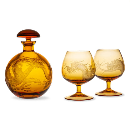 Dragon Brandy Decanter Set
