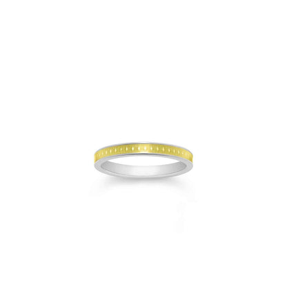 167 Enamel Ring in 18ct White Gold