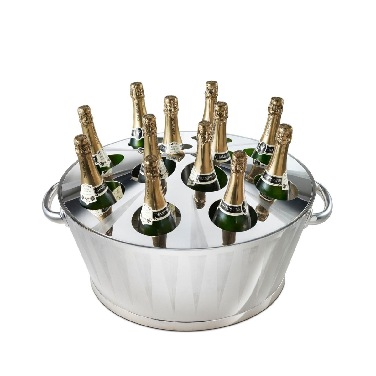 Vintage Game Champagne Cooler in Sterling Silver