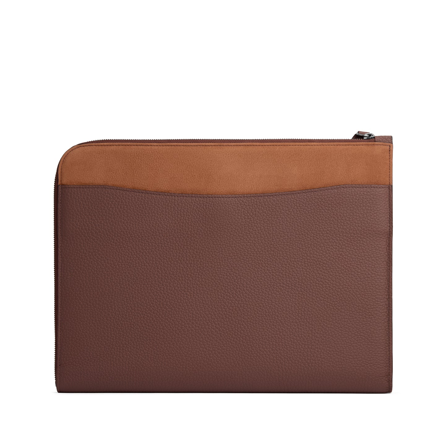 GMT Laptop & Document Folio in Soft Grain Leather and Nubuck