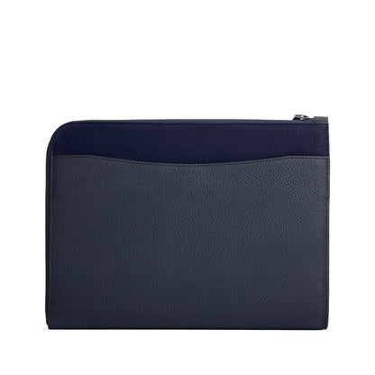 GMT Laptop & Document Folio in Soft Grain Leather and Nubuck