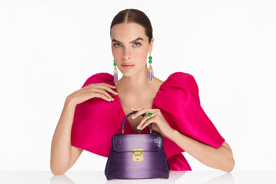 Asprey Londonスターリングシルバー メイクアップミラー スターリングシルバー製小型メイクアップミラー | アスプレイロンドン