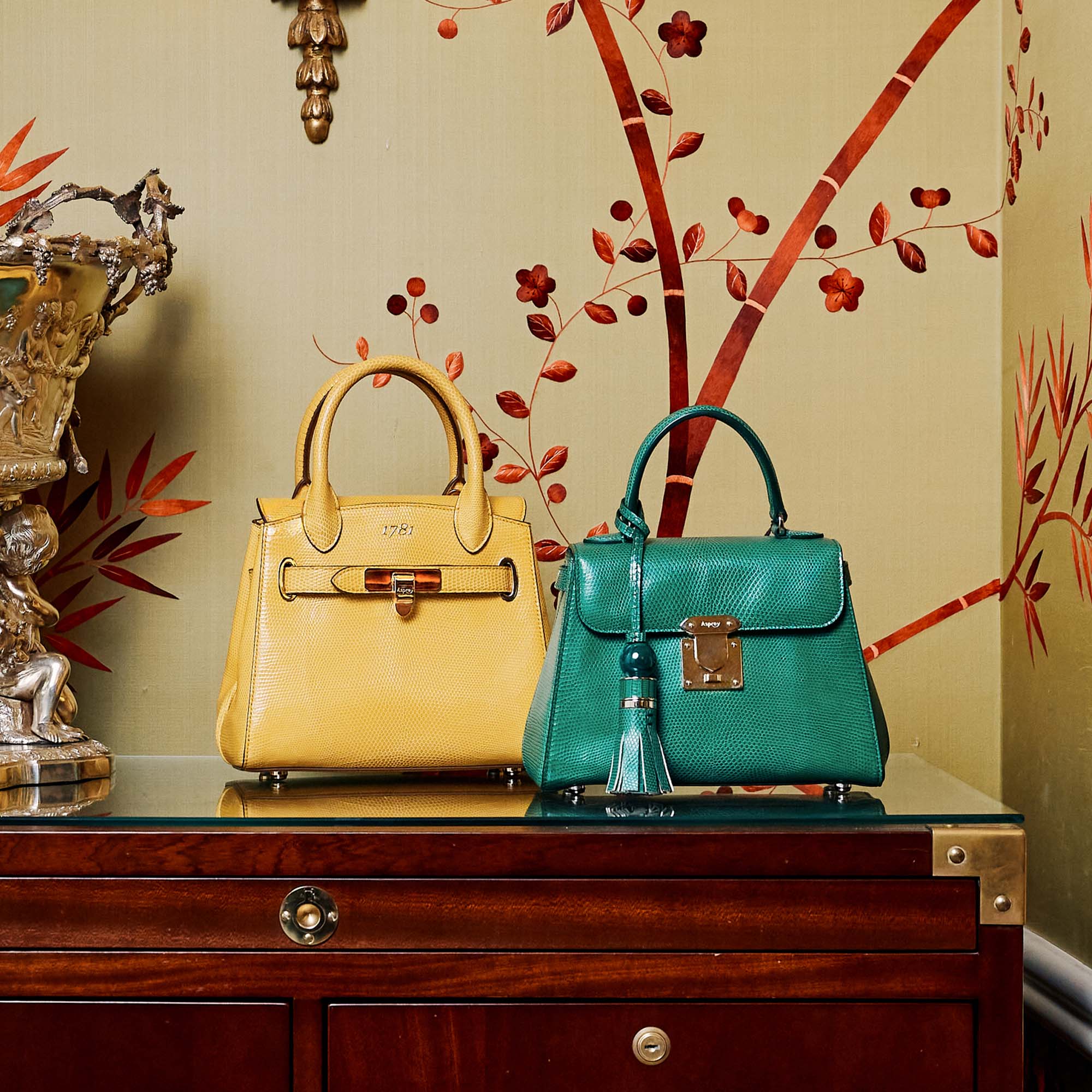 1781 リザード ミニハンドバッグ – Asprey London