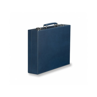 Hanover Chess Board Set in Saddle Leather