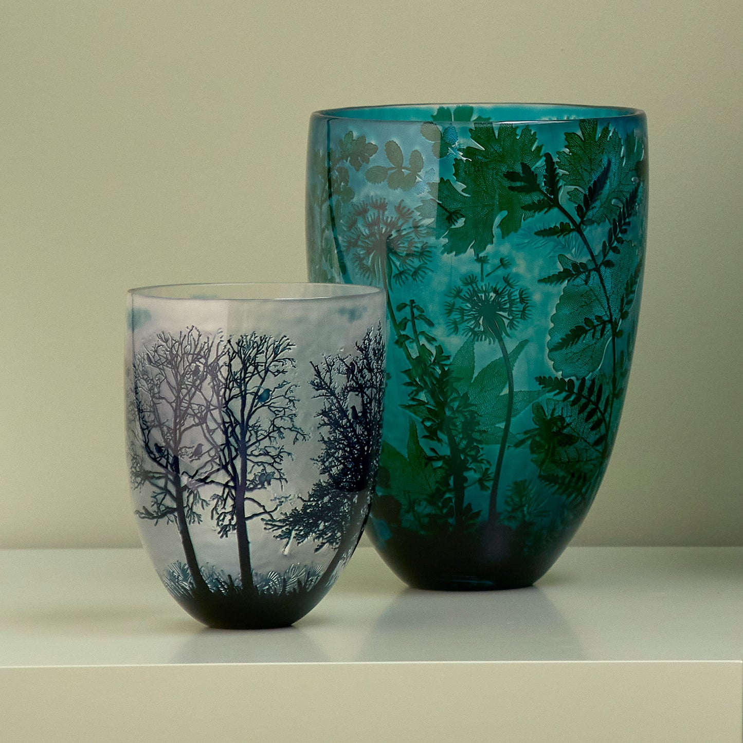 Large Four Seasons Spring Vase